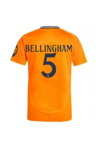 Real Madrid Jude Bellingham #5 Voetbaltruitje Uit tenue 2024-25 Korte Mouw